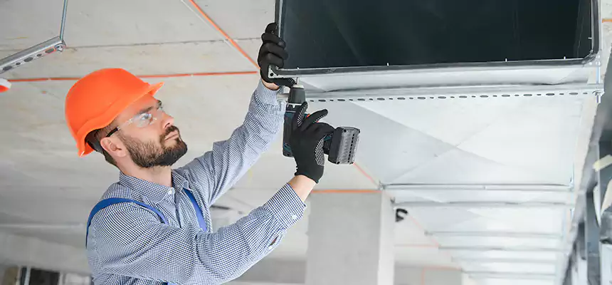 Roof Cap & Exterior Hood Lint Buildup Removal – Oakton